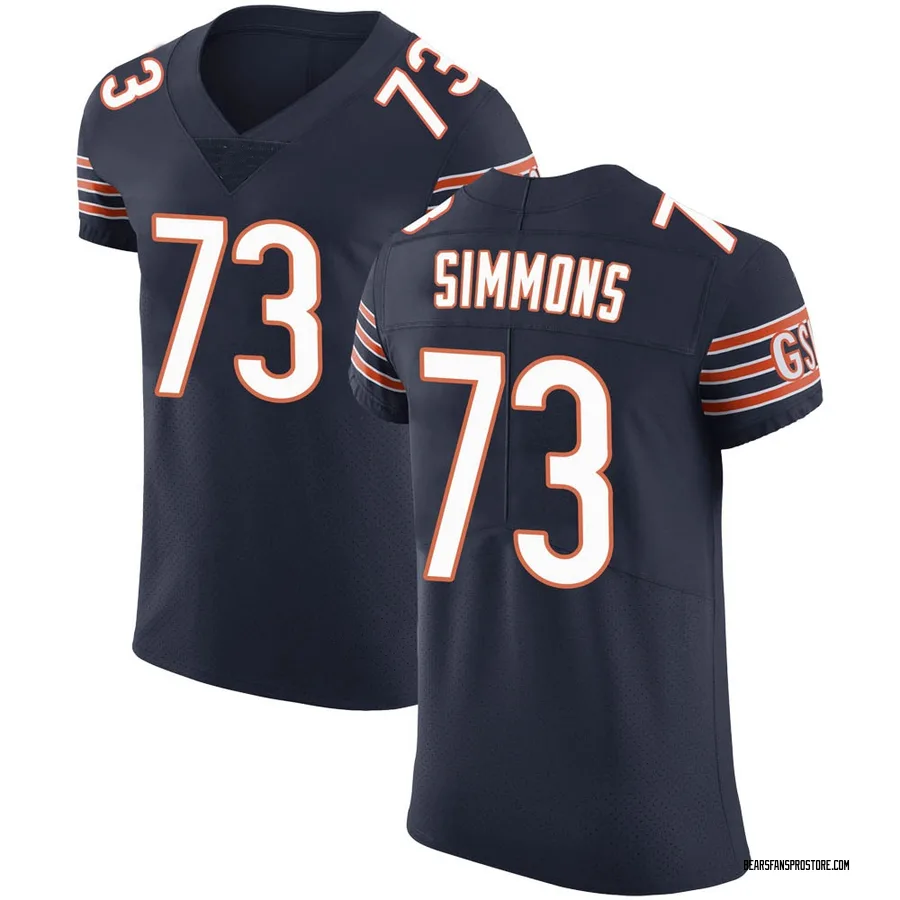 Lachavious Simmons Chicago Bears Men's Elite Team Color ...