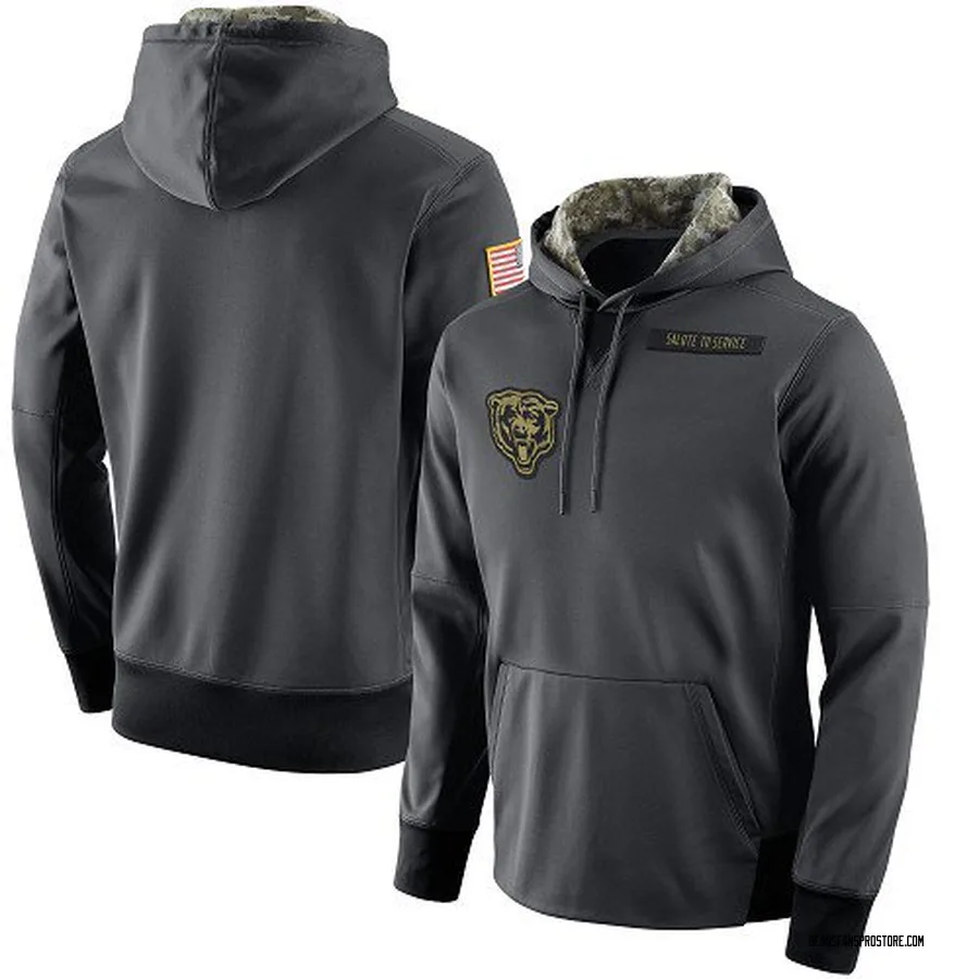 mens chicago bears salute to service hoodie